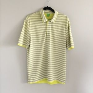 Hugo Boss Striped Polo, Size M.